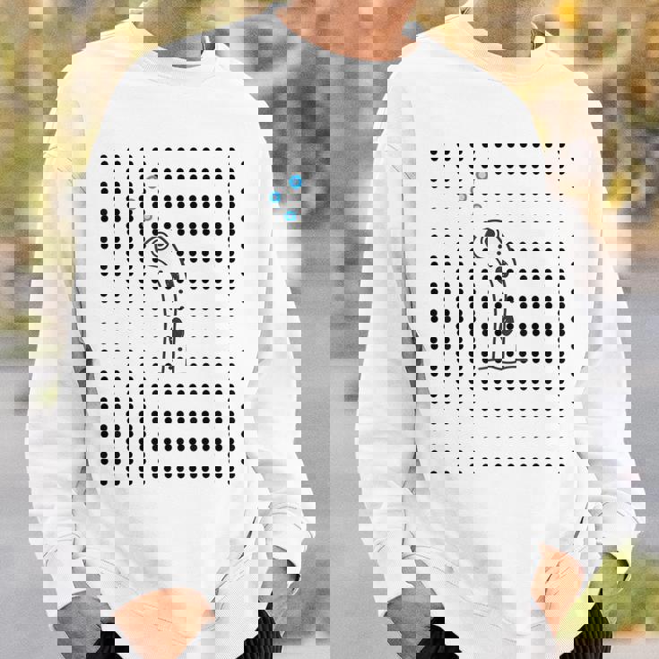 チンアナゴ《ドット柄 水玉模様》【どうぶつフレンズ】魚 水族館の生き物 かわいい 面白い 動物 スウェットシャツ 彼への贈り物