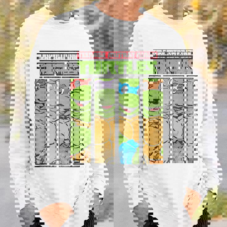 ティーンエイジ・ミュータント・ニンジャ・タートルズ フェイスパネル グラフィックtシャツ スウェットシャツ 彼への贈り物