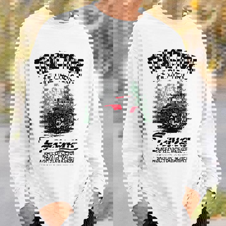 トラクター トラクター トラクター 農家 農業 スウェットシャツ 彼への贈り物