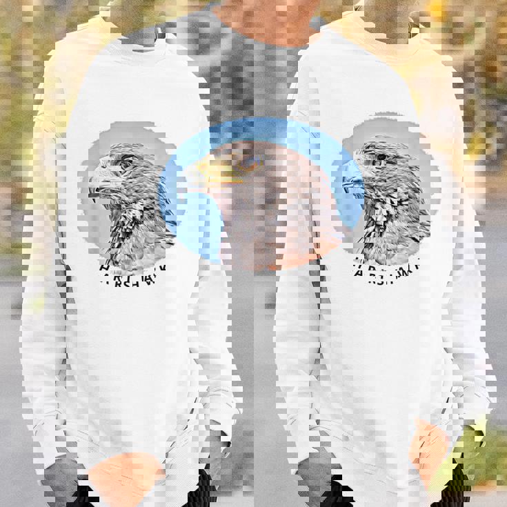 ハリスホークはベイウィングダスキーまたはウルフホークスとも呼ばれています。 スウェットシャツ 彼への贈り物