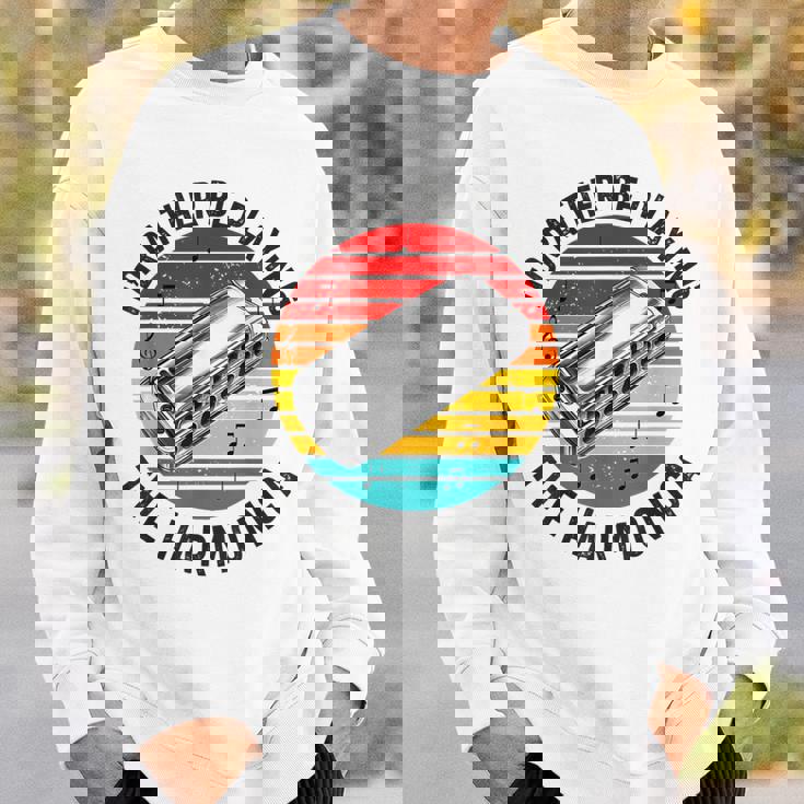 ハーモニカプレーヤー メンズ レディース ファニー ハーモニスト ハーピスト スウェットシャツ 彼への贈り物