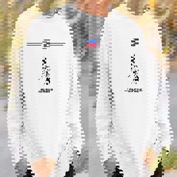 フィリピンの国旗、地図と国の名前 フィリピン スウェットシャツ 彼への贈り物