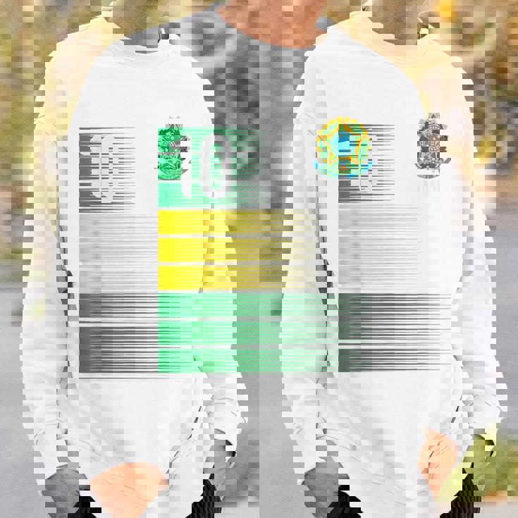 ブラジル国旗 10番 ブラジル サッカー メンズ レディース ボーイズ ガールズ キッズ スウェットシャツ 彼への贈り物