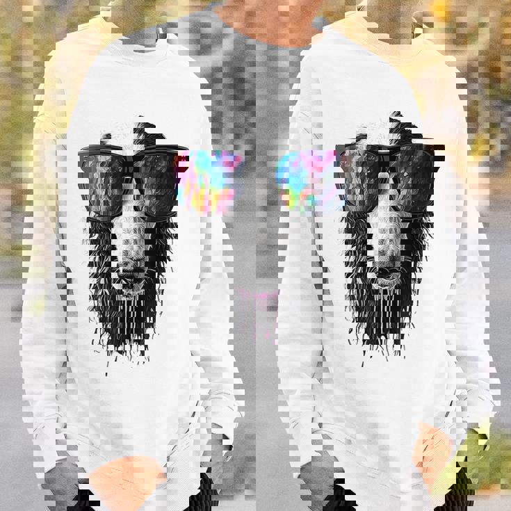 ボルゾイ 犬 モチーフ ペット イラスト サングラス ボルゾイ スウェットシャツ 彼への贈り物