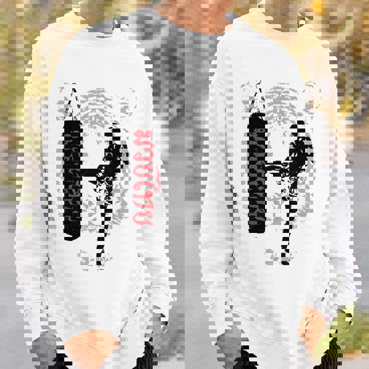 ムエタイ 格闘技 タイ ボクシング コーチ 恋人へのギフト スウェットシャツ 彼への贈り物