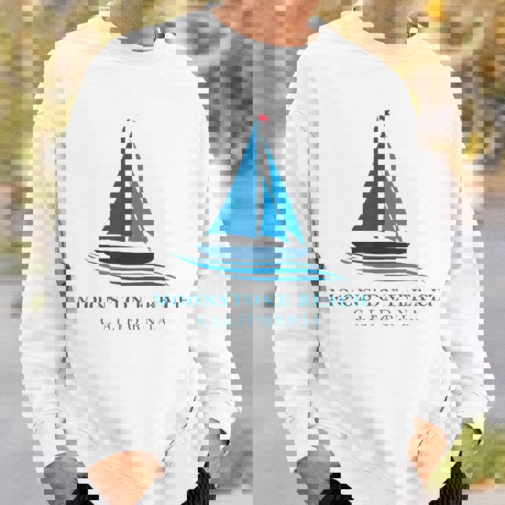 ムーンストーンビーチ カリフォルニア ヨットお土産 スウェットシャツ 彼への贈り物