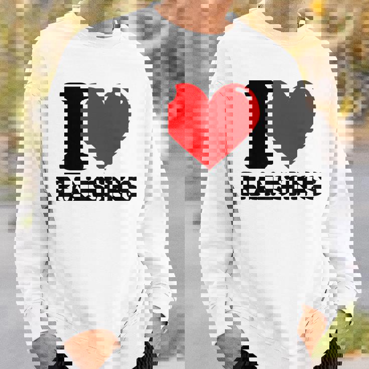 レーズンが大好き スウェットシャツ 彼への贈り物