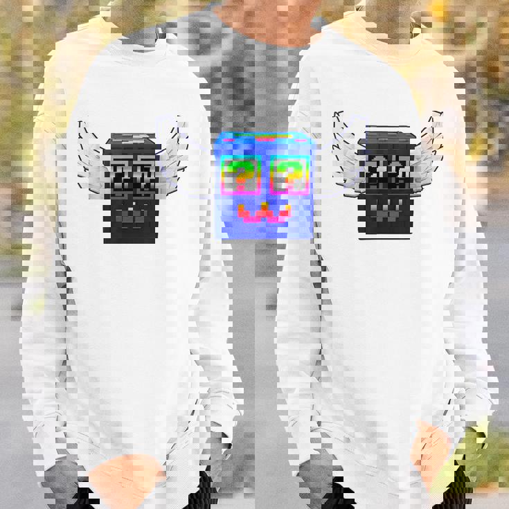 ロックスゲーム内でブレインロットゴッドラッキーブロック4頭脳を盗む スウェットシャツ 彼への贈り物