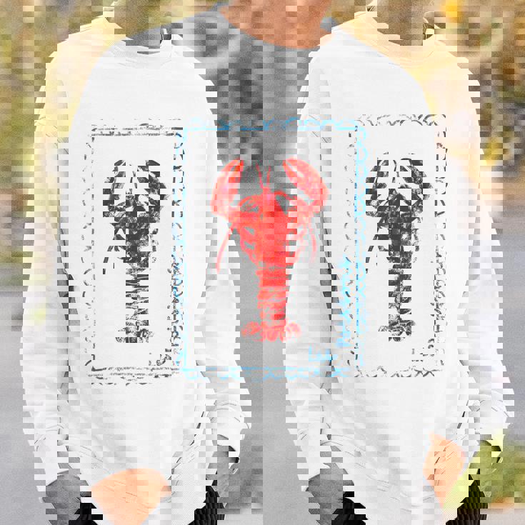 ヴィンテージレッドロブスター スウェットシャツ 彼への贈り物