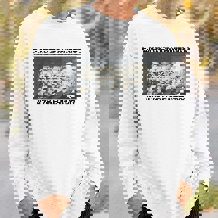 世界史で有名な反バイデン共産主義者 スウェットシャツ 彼への贈り物