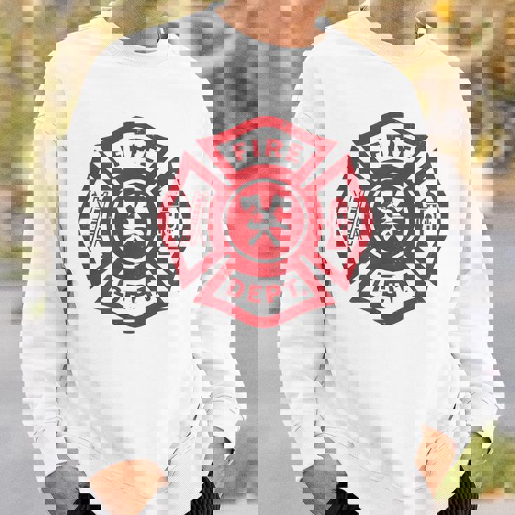 伝統的な消防署救助隊員エンブレムアート。 スウェットシャツ 彼への贈り物