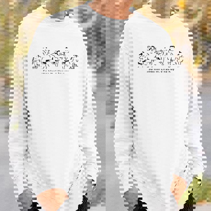 力士の型、人生の道 相撲 力士 相撲に型あり、人生に道あり スウェットシャツ 彼への贈り物