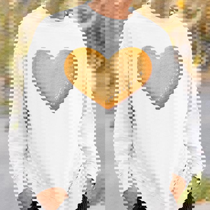 大きなハートのクッキー スウェットシャツ 彼への贈り物