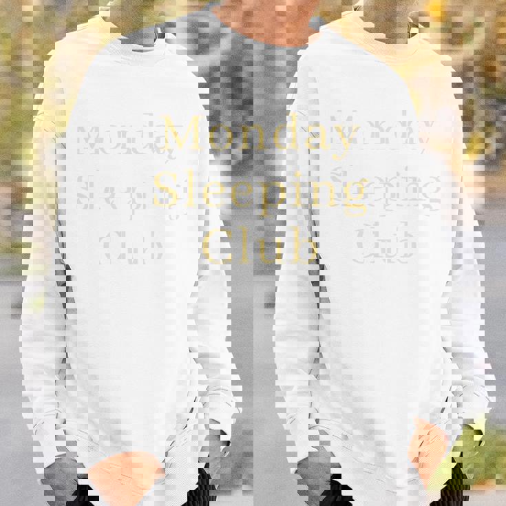 月曜日の睡眠クラブ 長袖tシャツ スウェットシャツ 彼への贈り物