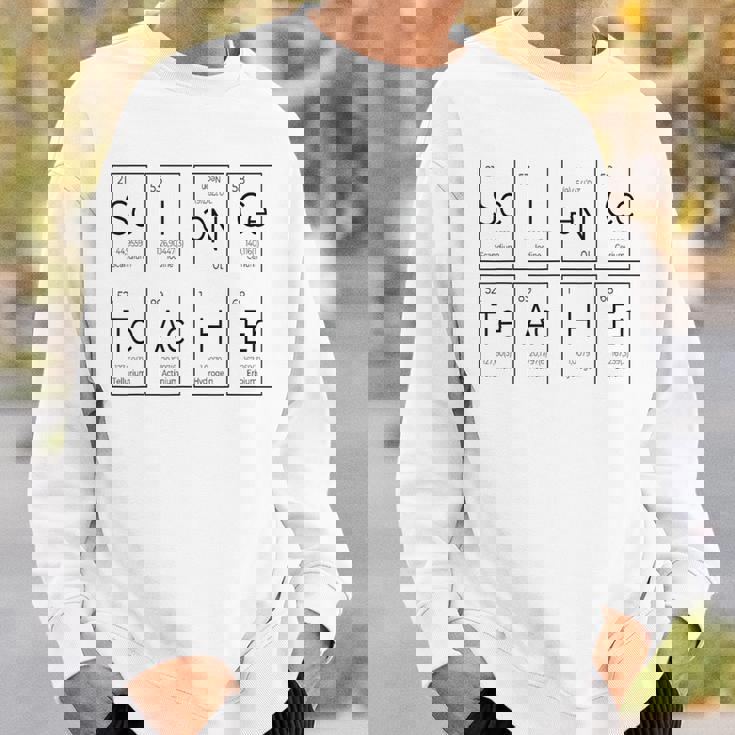 理科 先生 周期表 元素 化学 生物学 スウェットシャツ 彼への贈り物