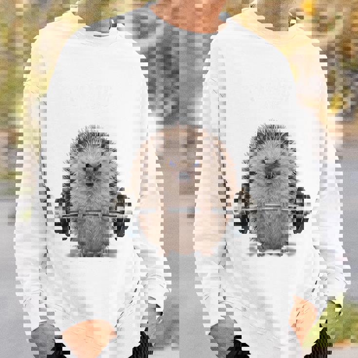 筋トレ ジム やる気がないなら家に帰れ ハリネズミ スウェットシャツ 彼への贈り物