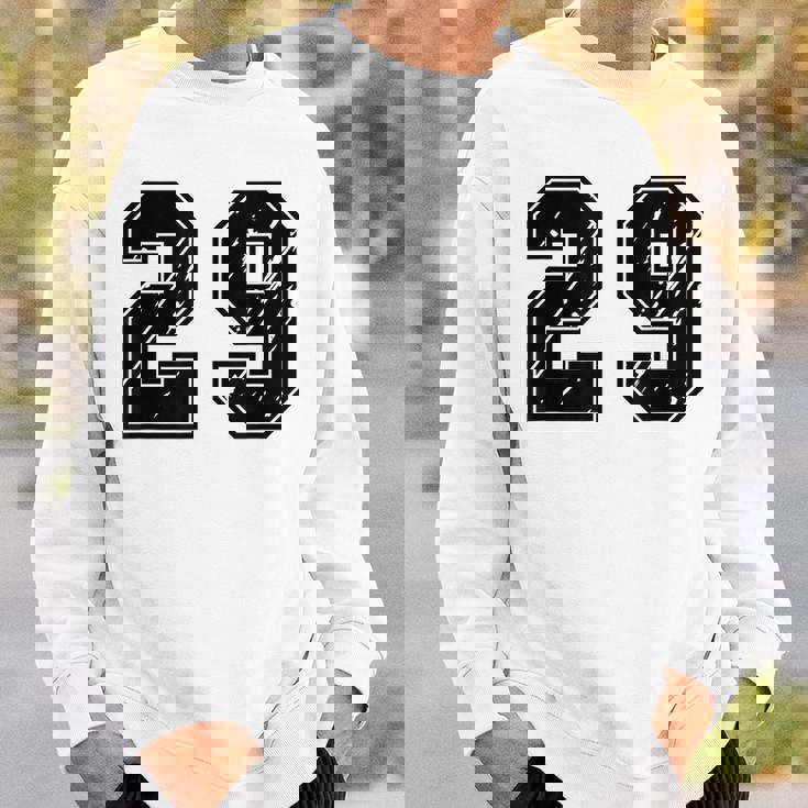 背番号 29 チーム短大スポーツ背番号付きユニフォーム スウェットシャツ 彼への贈り物