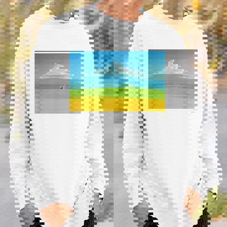 詩とメルヘン 葉祥明 トスカーナの祈り P3031 スウェットシャツ 彼への贈り物