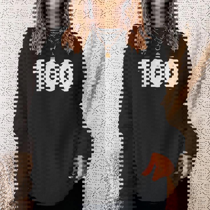 100 数字 サッカー メンズ レディース キッズ ギフト スウェットシャツ 彼女への贈り物