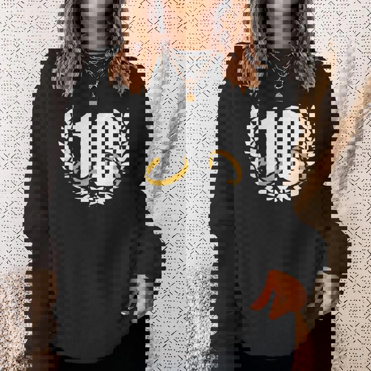 10年目10年目の結婚記念日リース スウェットシャツ 彼女への贈り物