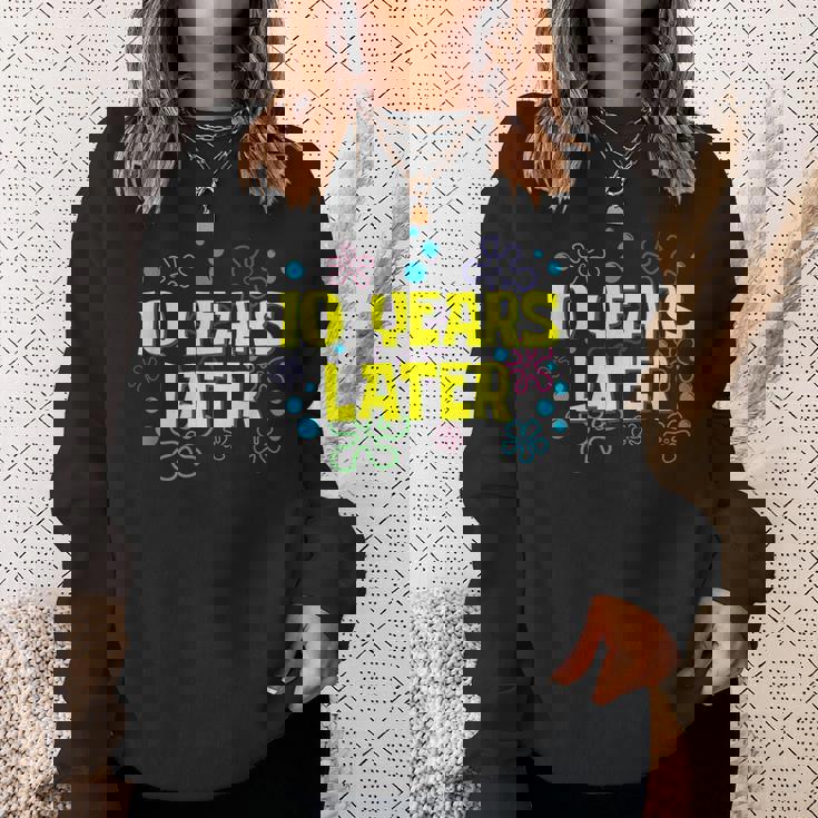 10歳の誕生日 10年後 10歳の誕生日 スウェットシャツ 彼女への贈り物