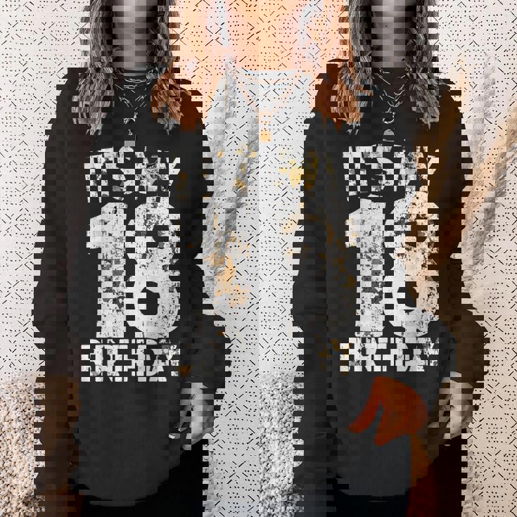 18歳の誕生日 It's My 18歳の誕生日 18歳の誕生日 スウェットシャツ 彼女への贈り物