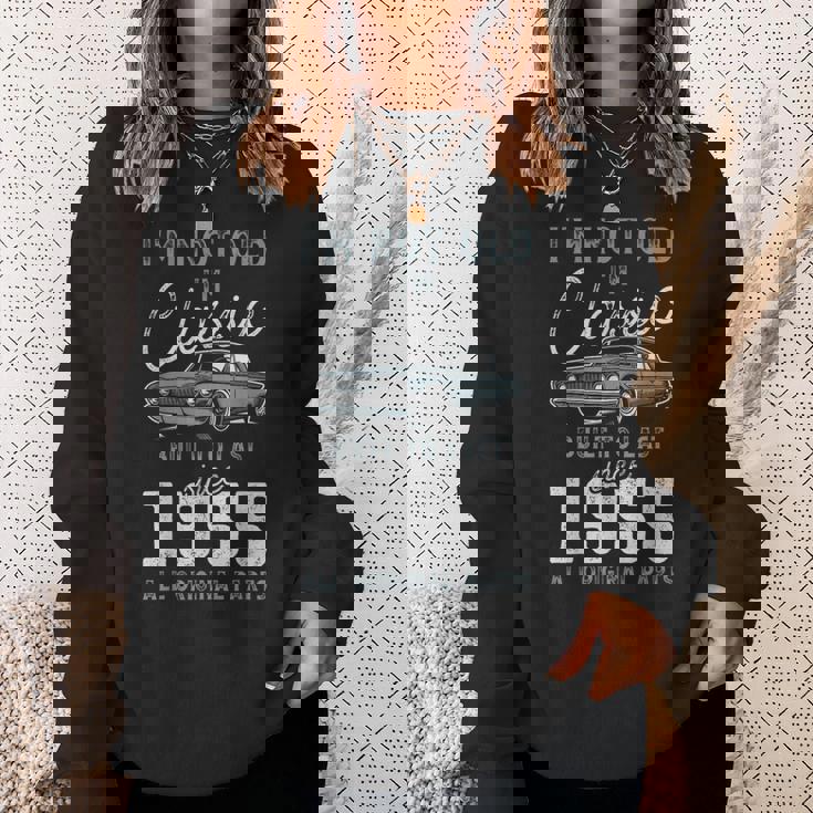 1955年クラシックカー生誕71周年 スウェットシャツ 彼女への贈り物