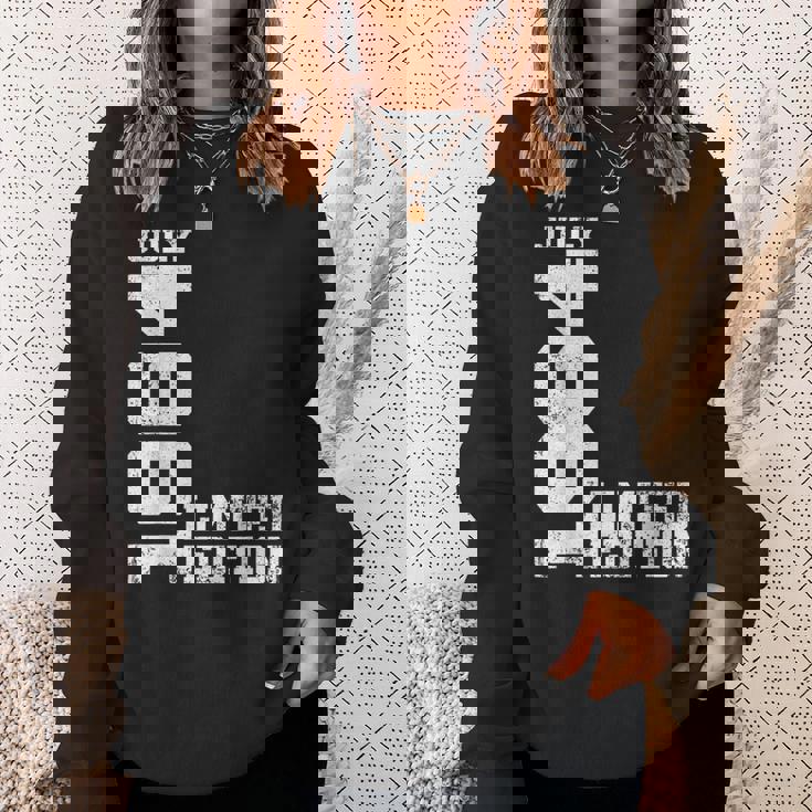 1964年7月、男性のための60歳の誕生日プレゼント スウェットシャツ 彼女への贈り物