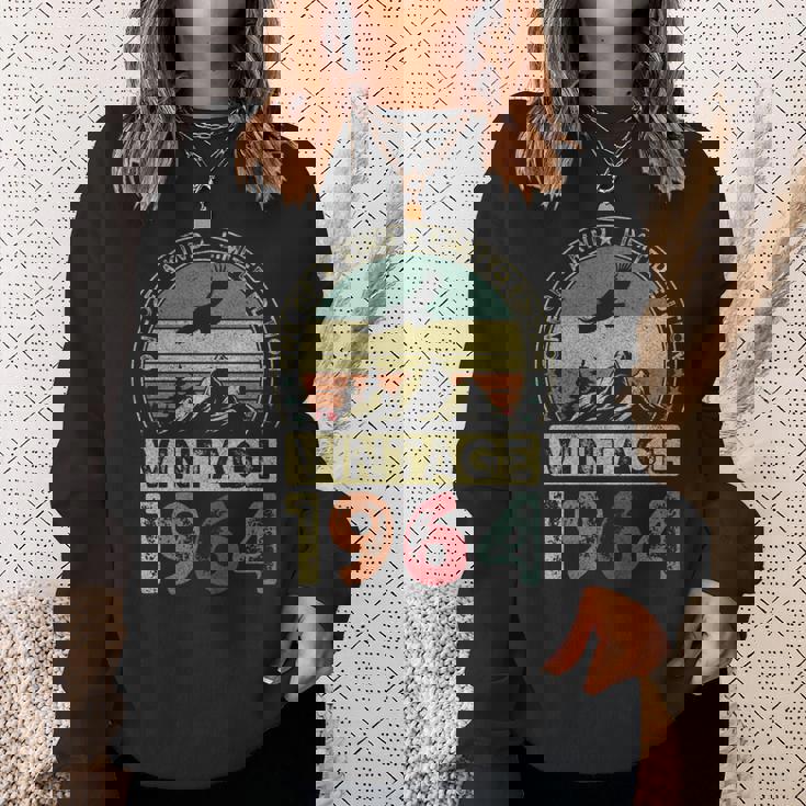 1964年ヴィンテージ、限定版、62歳の誕生日、62歳 長袖tシャツ スウェットシャツ 彼女への贈り物