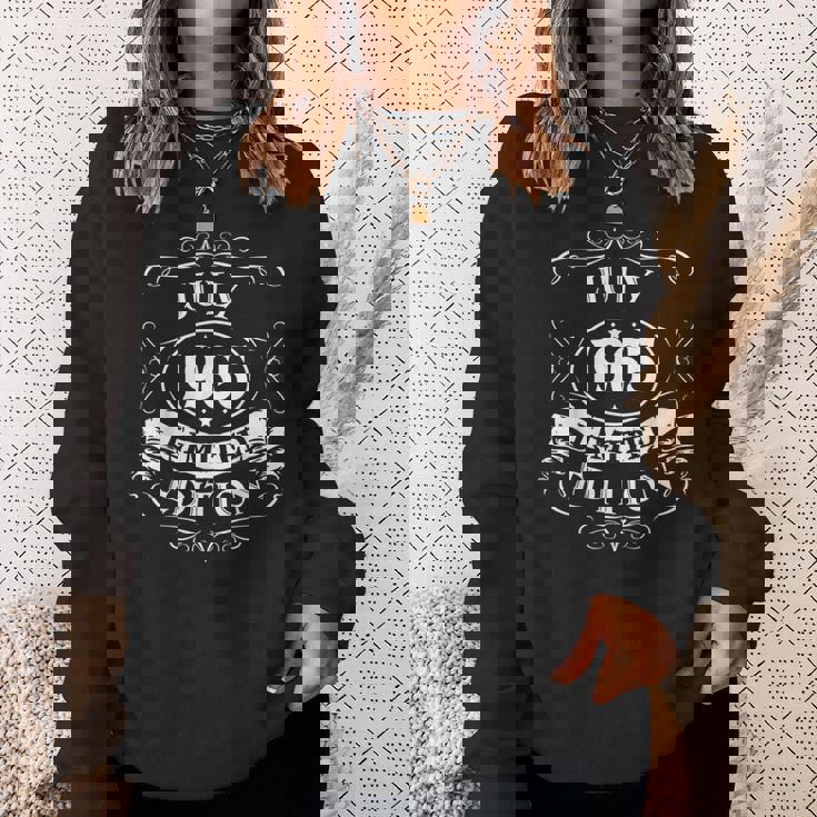 1965年7月限定ギフト 1965年7月生まれ スウェットシャツ 彼女への贈り物