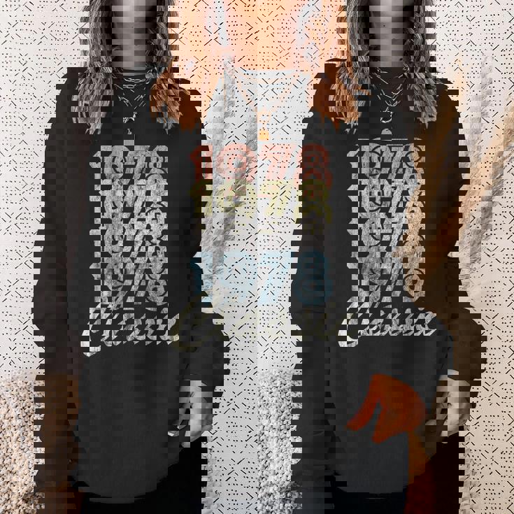 1978年 クラシック ヴィンテージ レトロ スタイル Born In 1978 スウェットシャツ 彼女への贈り物