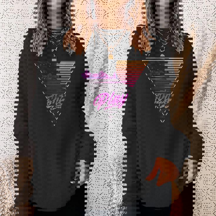 1980年代ynthwave ギフトtシャツ ゲーマーtシャツ レトロスタイリング スウェットシャツ 彼女への贈り物