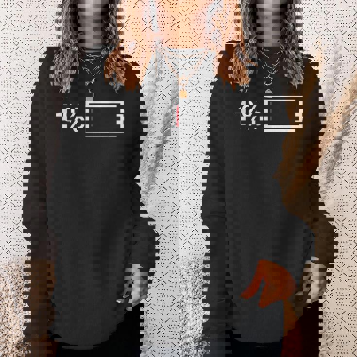 1バッテリーアイコン1。 スウェットシャツ 彼女への贈り物