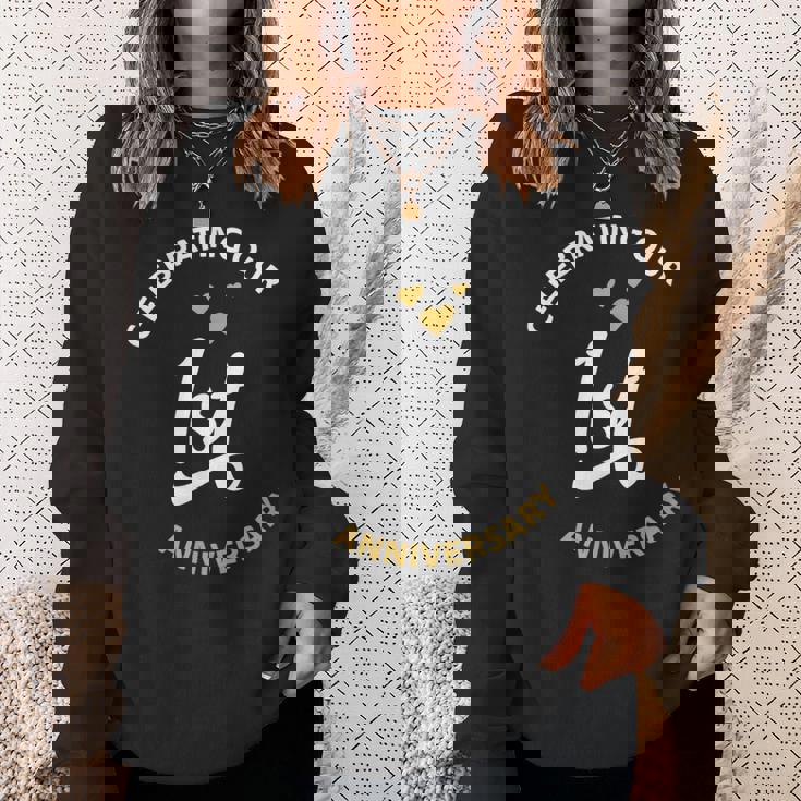 1周年記念1周年記念。 スウェットシャツ 彼女への贈り物