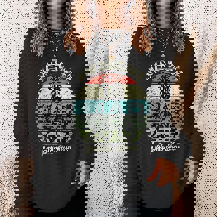 2015年3月18日 10歳の誕生日 10歳 2025年 誕生日 スウェットシャツ 彼女への贈り物