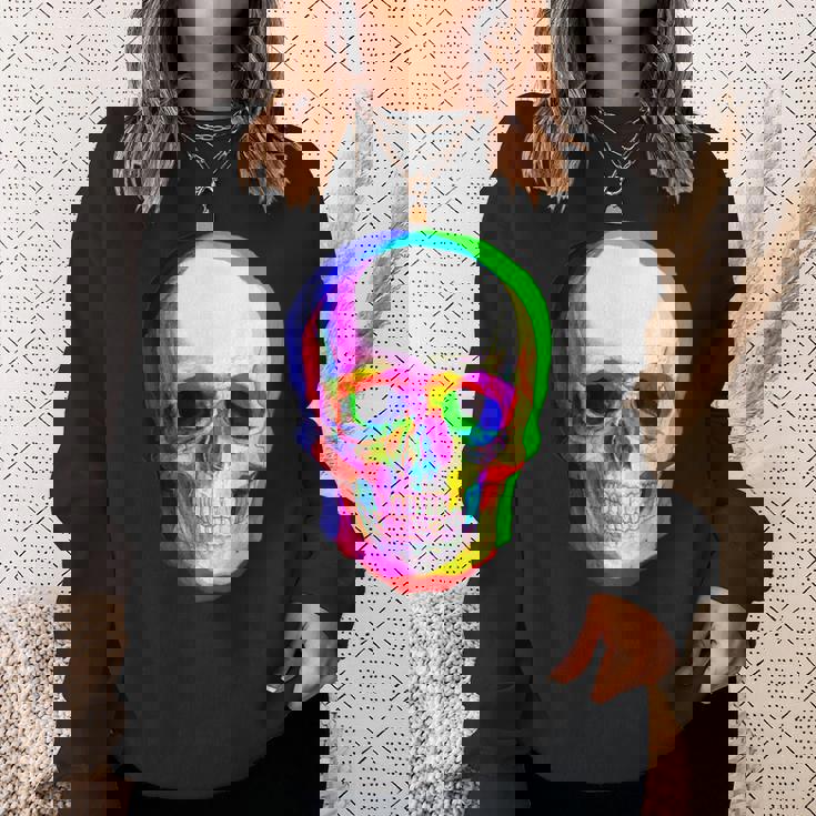 3Dスカル。 スウェットシャツ 彼女への贈り物