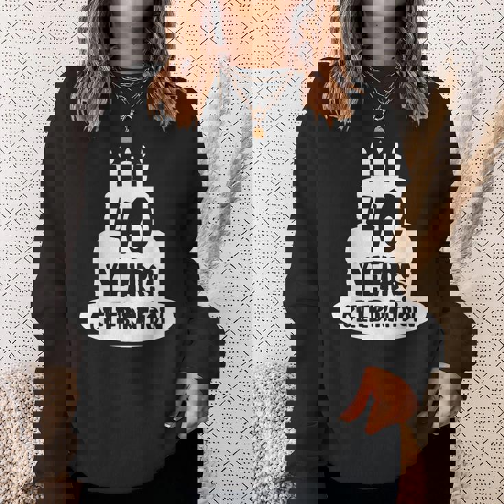 40年のお祝い イベント、記念日、誕生日。 スウェットシャツ 彼女への贈り物