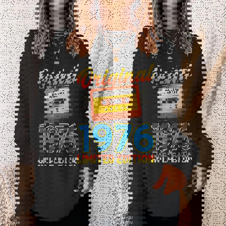 50 歳の誕生日プレゼント男性 1976 年 レトロ ビンテージ テープ スウェットシャツ 彼女への贈り物