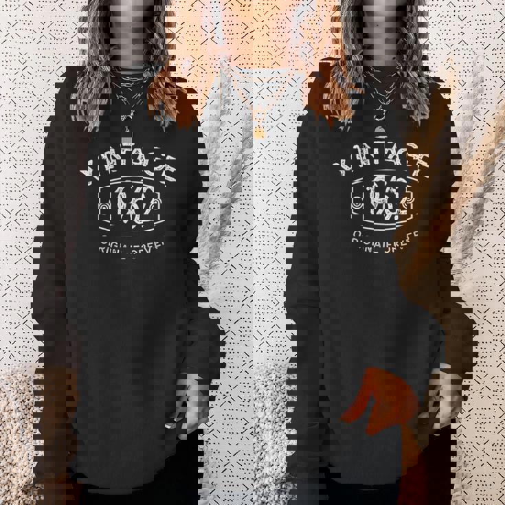 60歳 誕生日 1962 オリジナルヴィンテージ 1962 スウェットシャツ 彼女への贈り物