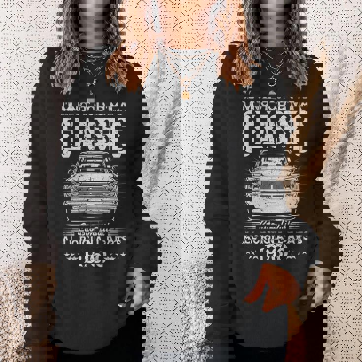 66 歳のギフト ヴィンテージ クラシックカー 1960 66 歳の誕生日 長袖tシャツ スウェットシャツ 彼女への贈り物