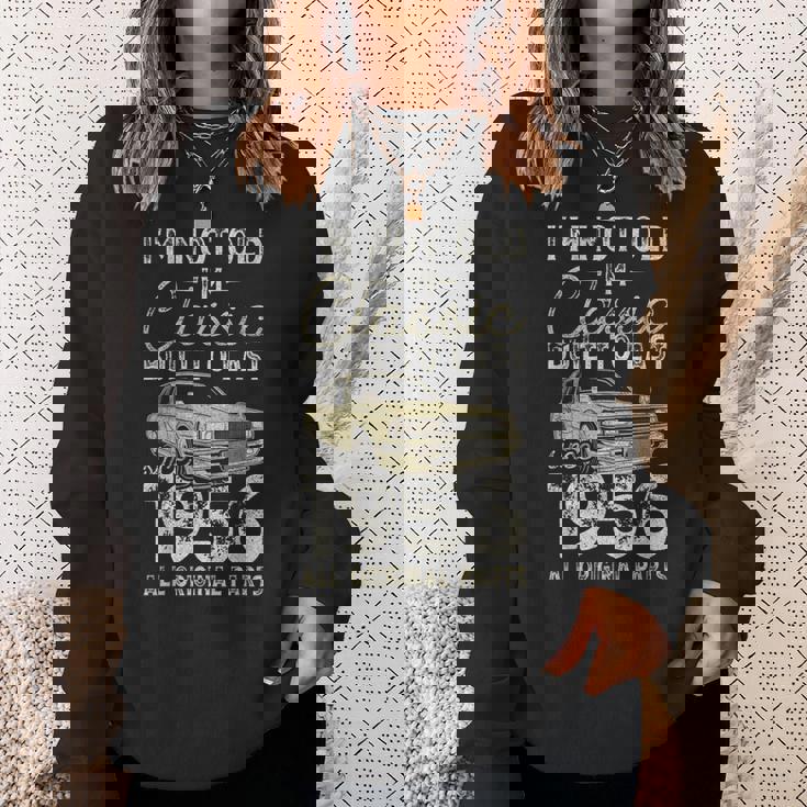 70 歳の誕生日、1956 年以来、クラシックカー、70 歳 スウェットシャツ 彼女への贈り物