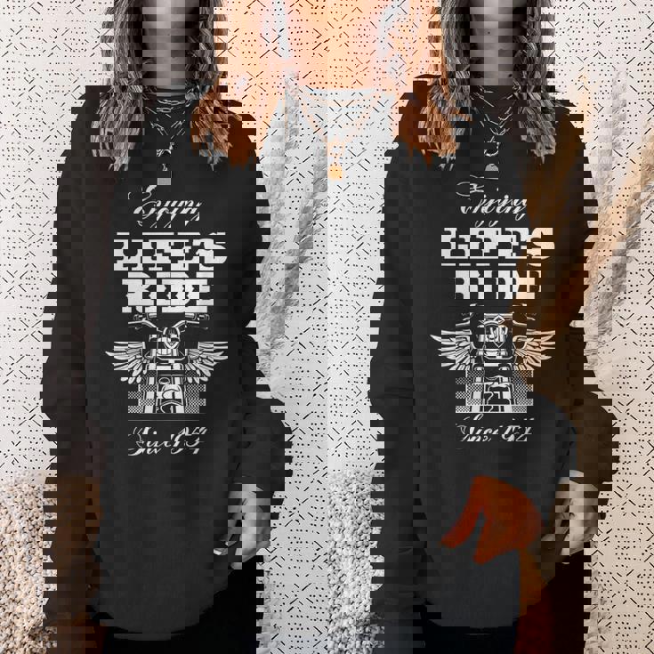 70歳 モーターサイクリスト モーターサイクル ライダー 1954 70歳の誕生日 スウェットシャツ 彼女への贈り物