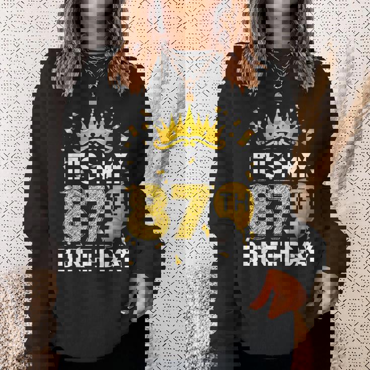 87歳の誕生日プレゼント 87歳の誕生日 87歳の誕生日 スウェットシャツ 彼女への贈り物