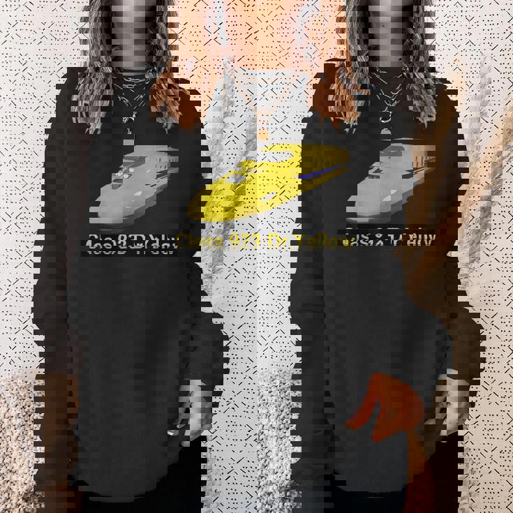 923形ドクターイエローT4３Dクール スウェットシャツ 彼女への贈り物