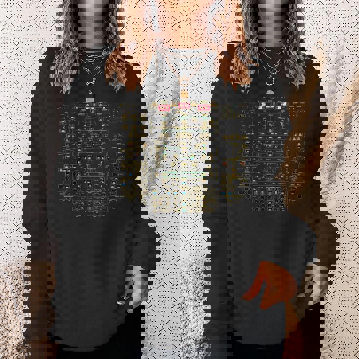 A320 オーバーヘッドパネル ライト付き 航空旅客機パイロット 長袖tシャツ スウェットシャツ 彼女への贈り物