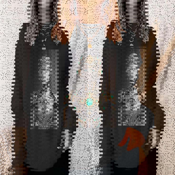 Aei And Eai 磁器 セミ脆弱ヒューマノイド マガタマai。 長袖tシャツ スウェットシャツ 彼女への贈り物