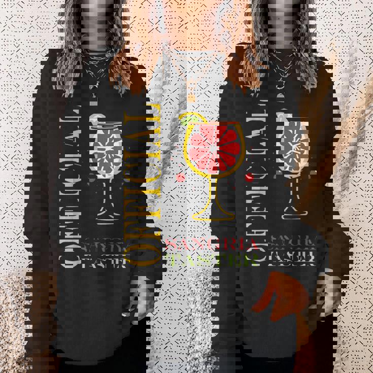 Alcohol Officialangria Taster Drinkangria スウェットシャツ 彼女への贈り物