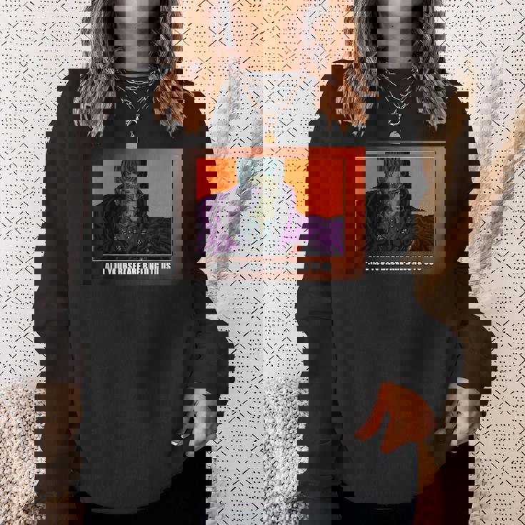 All Your Base Are Belong To Us スウェットシャツ 彼女への贈り物