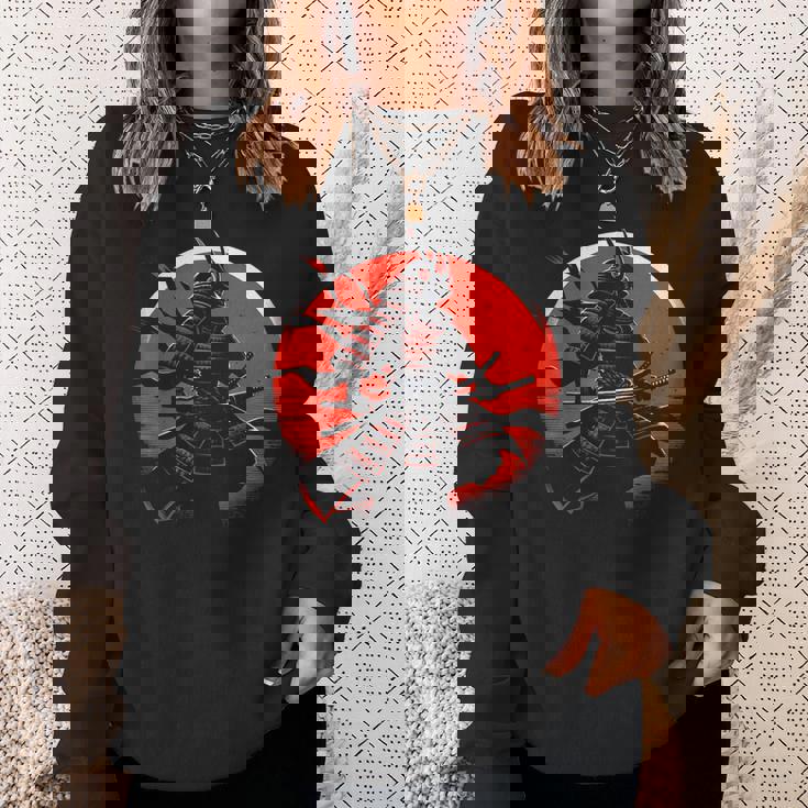 Ancient Japaneseamurai Bushido Code Warrior スウェットシャツ 彼女への贈り物