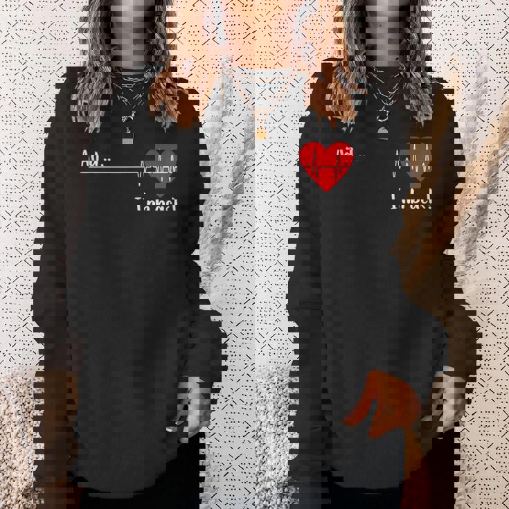 And I'm Back 心臓専門医 心臓サバイバー 心臓病患者 心臓 スウェットシャツ 彼女への贈り物